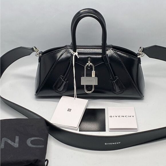 Givenchy Handbags - Givenchy Antigona Stretch Mini Top Handle in Box Leather
